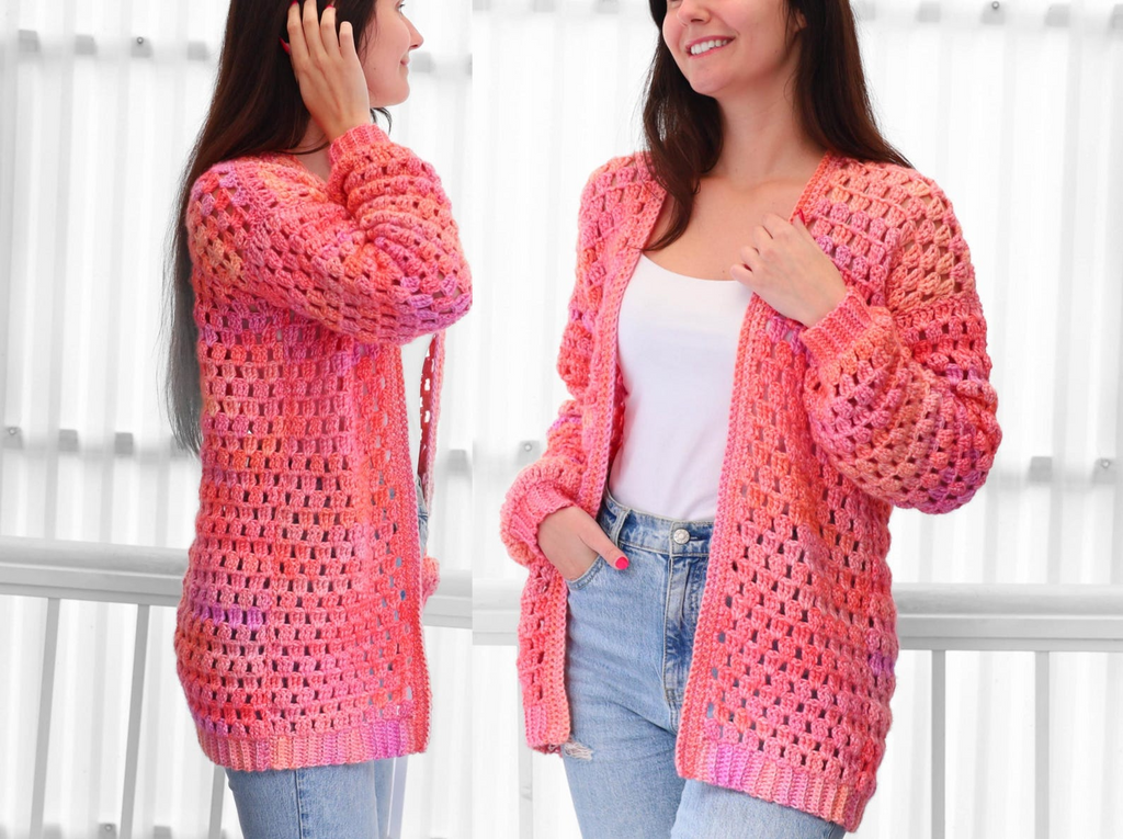 Eloise Crochet Cardigan Pattern - Effortless Style for Every Occasion