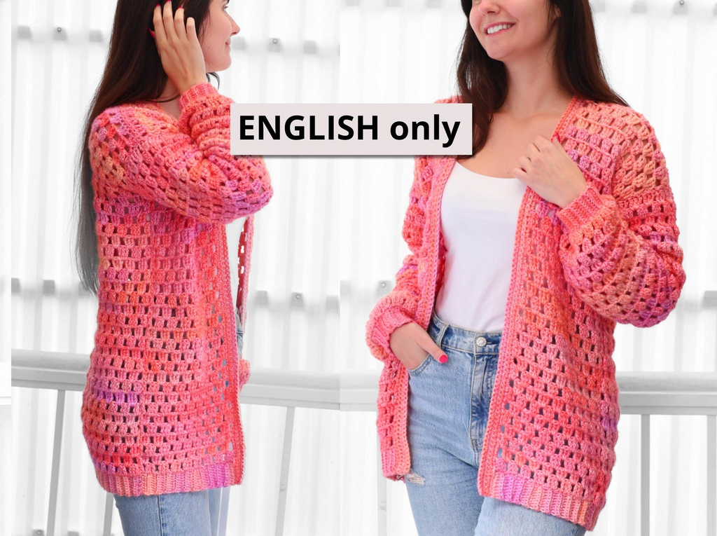 Eloise Crochet Cardigan Pattern - Effortless Style for Every Occasion