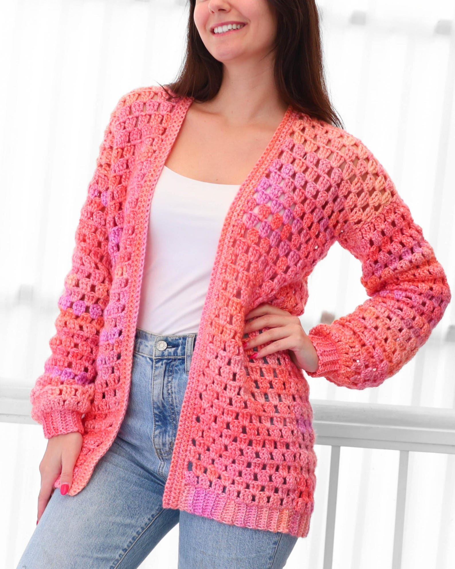 Eloise Crochet Cardigan Pattern - Effortless Style for Every Occasion